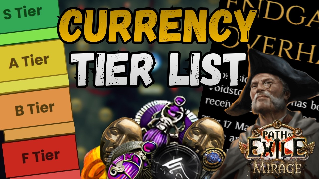 Poe 3.28 - What are the Best Farming Strategies After the Endgame Overhaul? - Currency Tier List