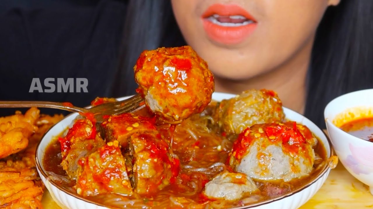 ASMR BAKSO ||ASMR FOOD VIDEOS EATING #ASMR #asmrsounds #asmrvideo #bakso 