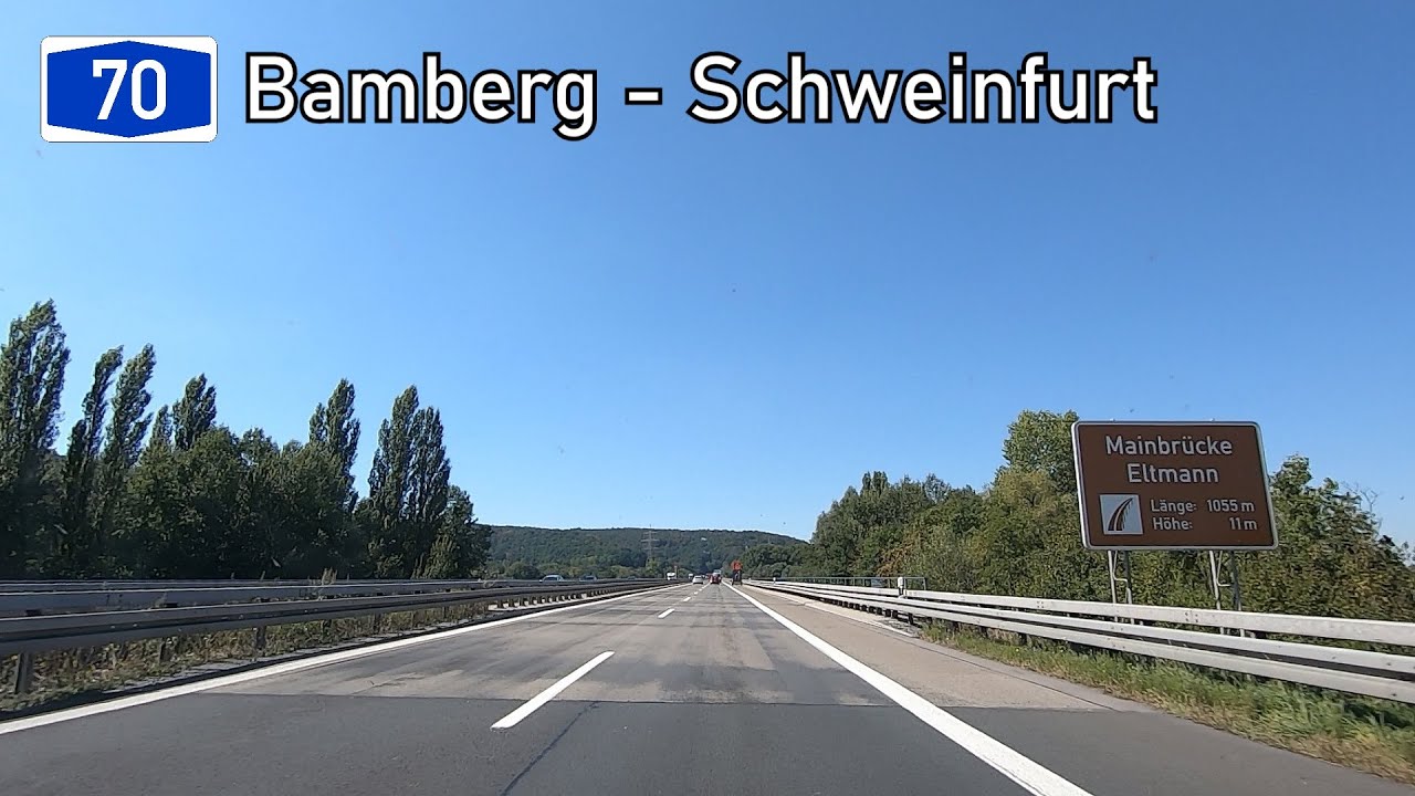 Germany: A70 Bamberg - Schweinfurt