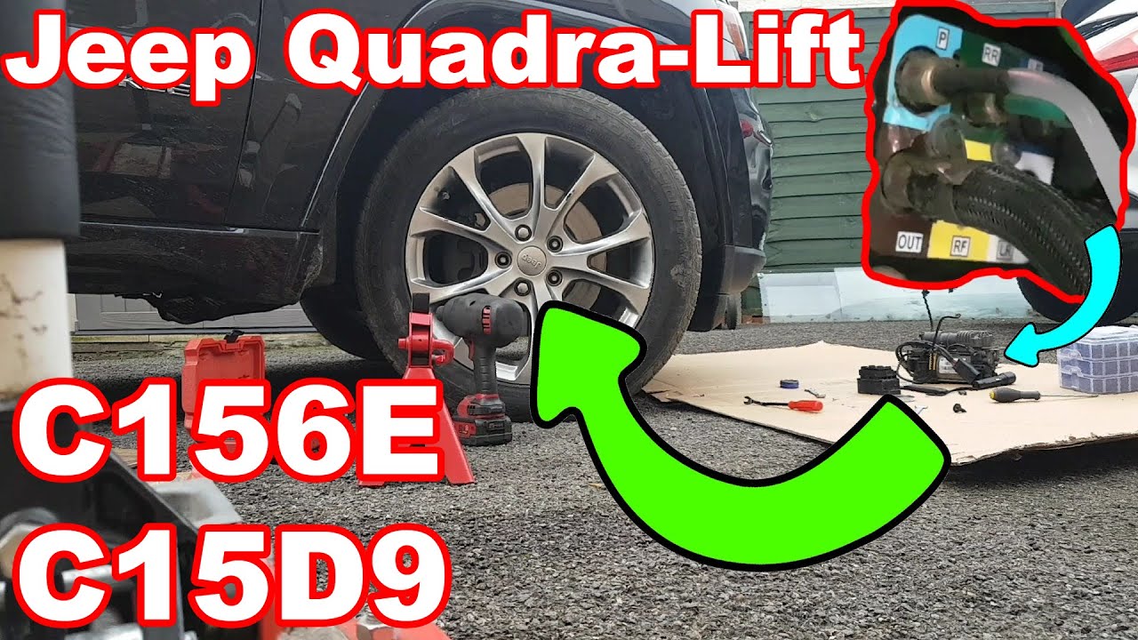 Jeep Grand Cherokee Quadra-Lift Air Suspension not working... Fault finding and repair.