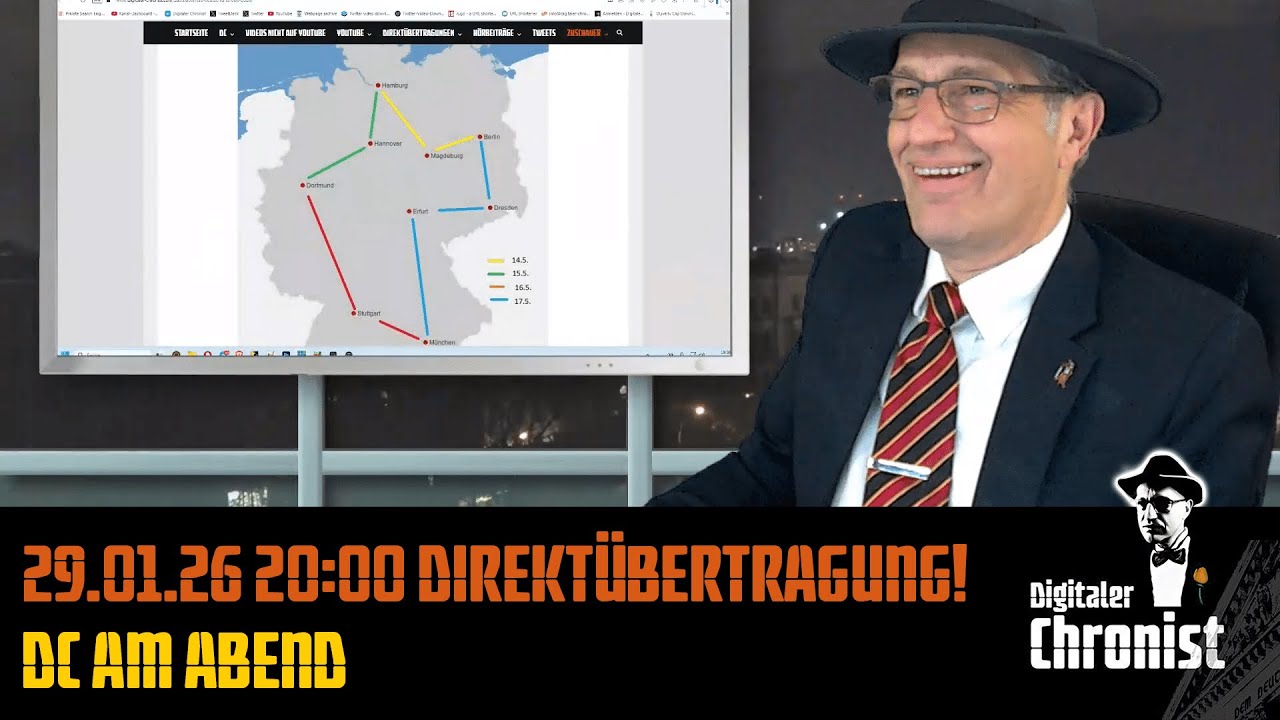 29.01.26 20:00 Direktübertragung! DC am Abend