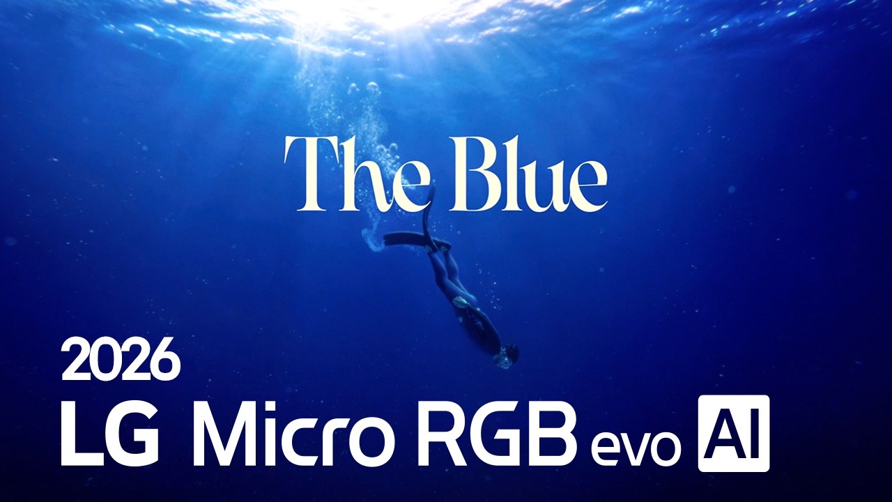 LG Micro RGB evo AI 2026: Синий I LG