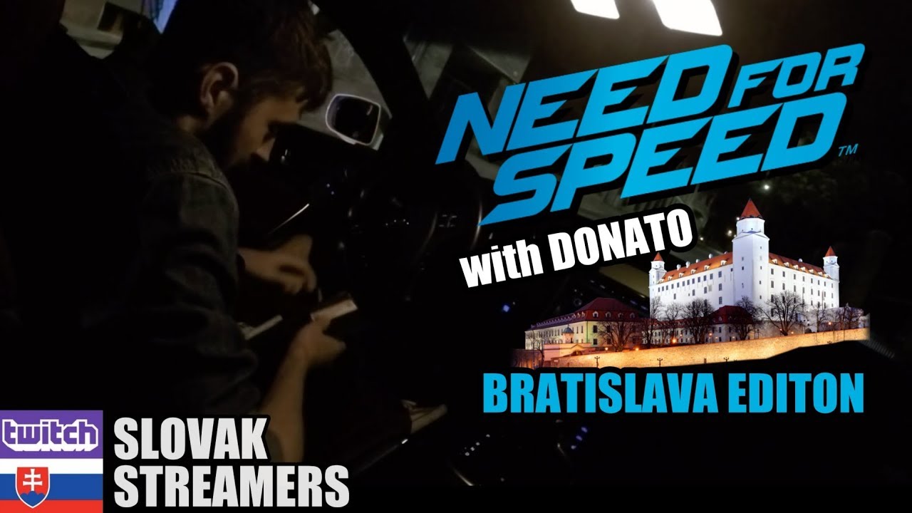 DonatoLIVE - NFS Bratislava Edition w. Policajti a driftovanie