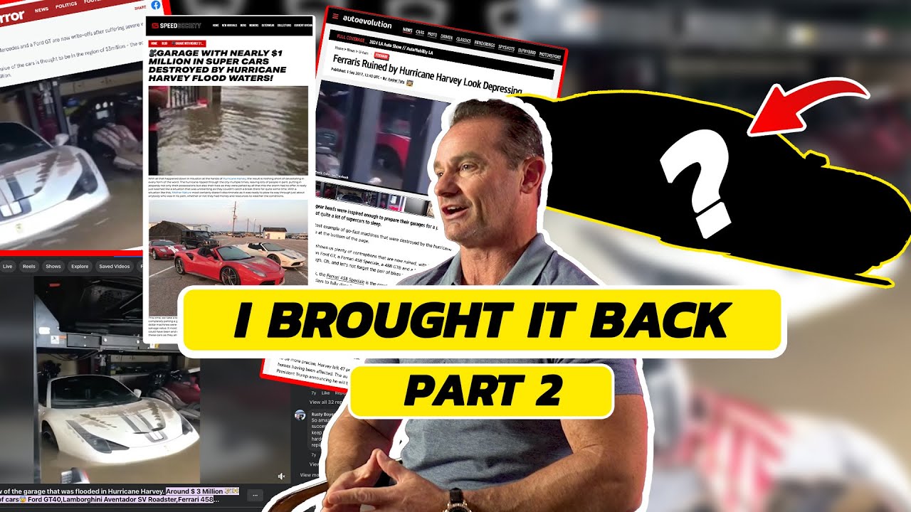 PART 2 | The Famous Flooded Garage Full of Supercars Was Me!