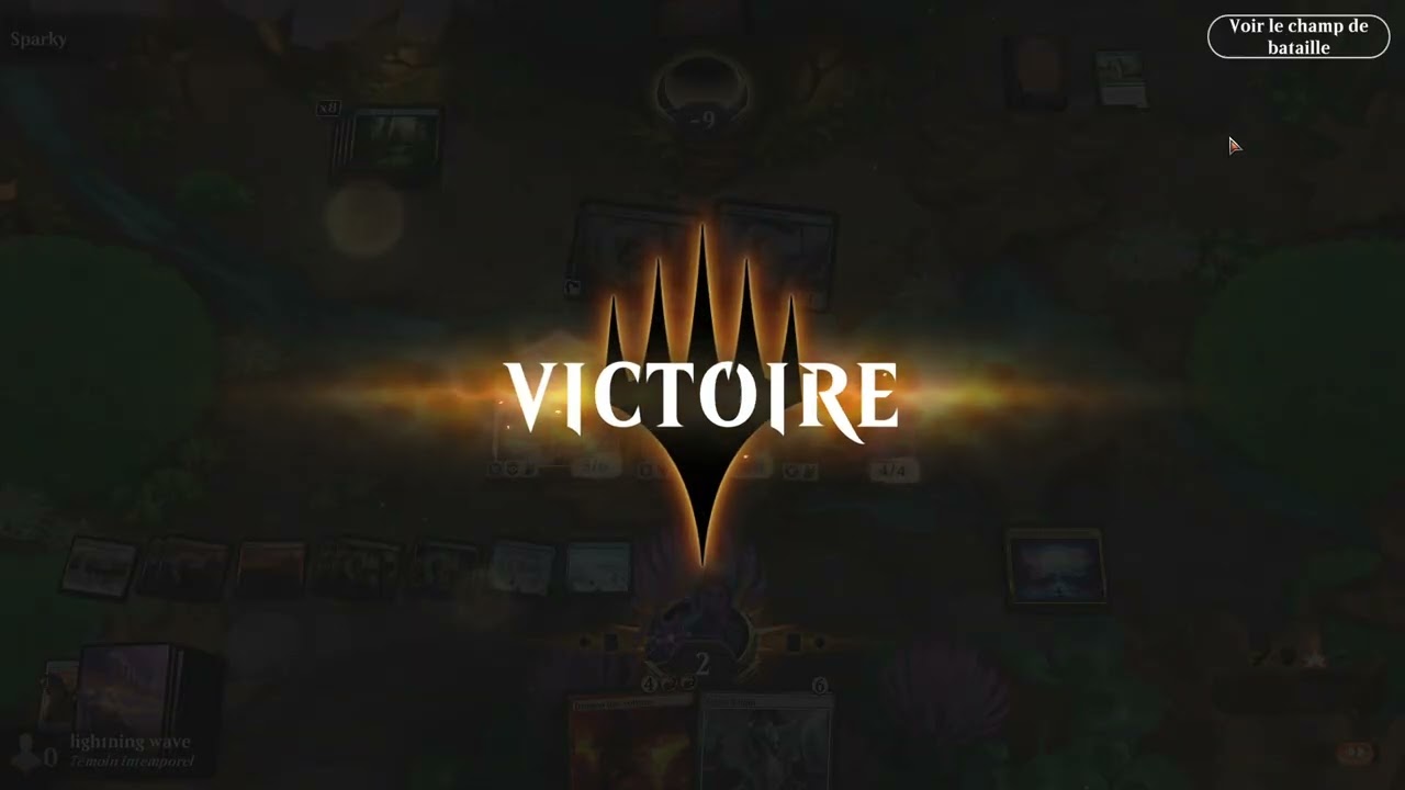 MTG Arena deck dragons pur contre sparky (4)