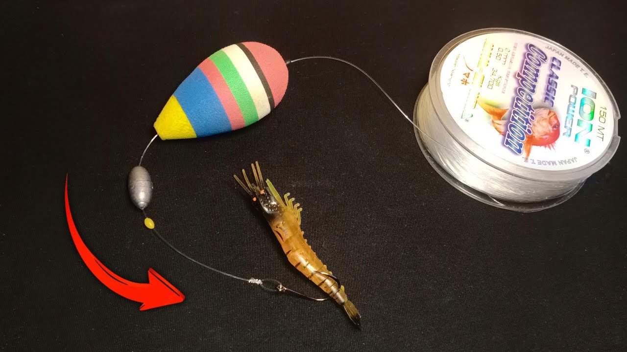 HOW TO MAKE A FISHING RANGE OF WHITE SNAPTER LIVE SHRIMP LUET - BARRAMUNDI FISHING BUYING TECHNIQUE