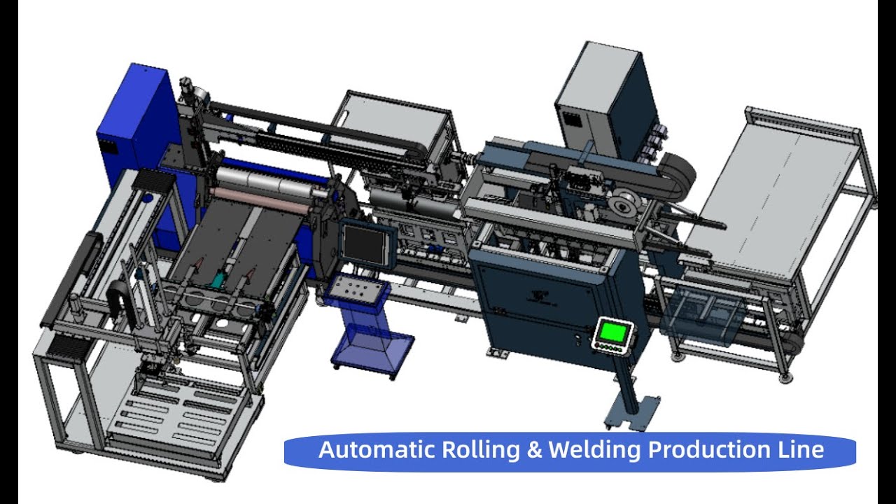 Автоматизированная линия прокатки и сварки для промышленных вентиляторов, воздуховодов резервуаров