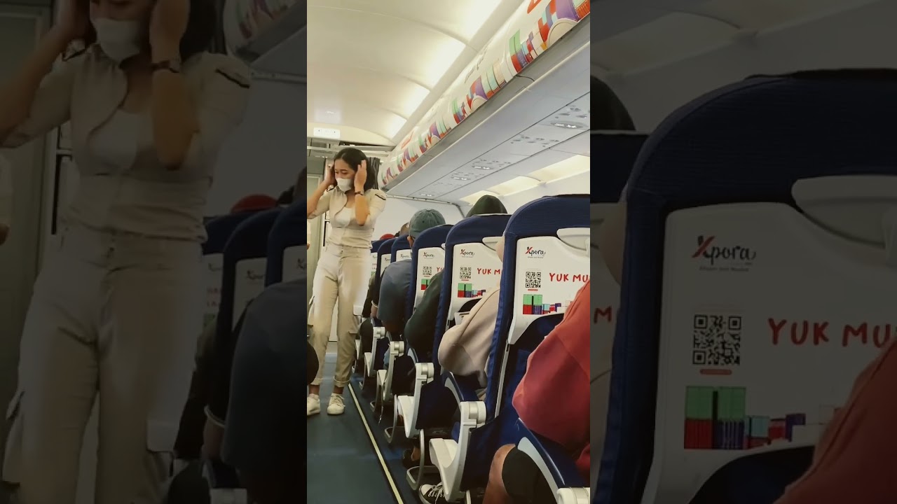 Pramugari super air jet yang Lagi Viral #shorts #shortvideo #pesawatsuperairjet