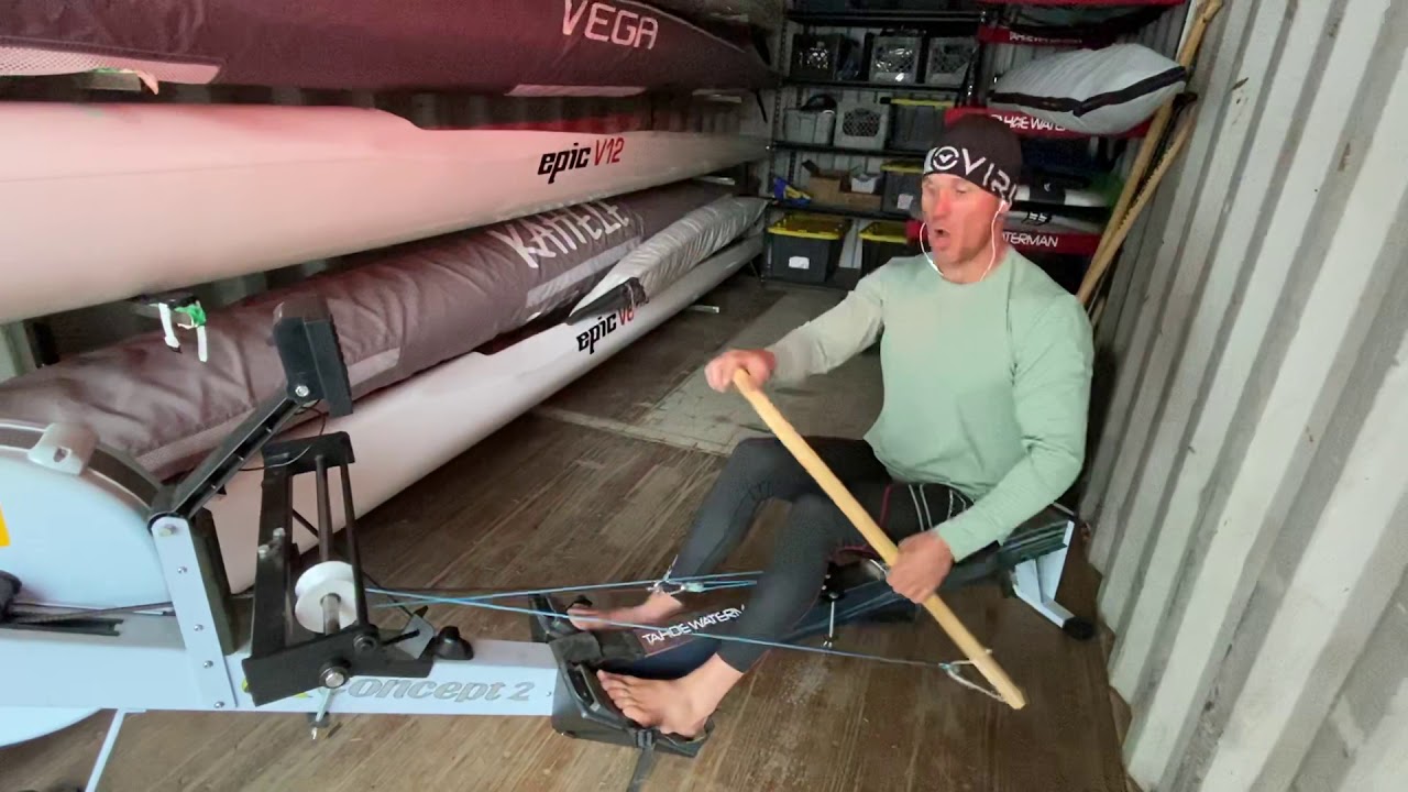 Paddle erg technique workout