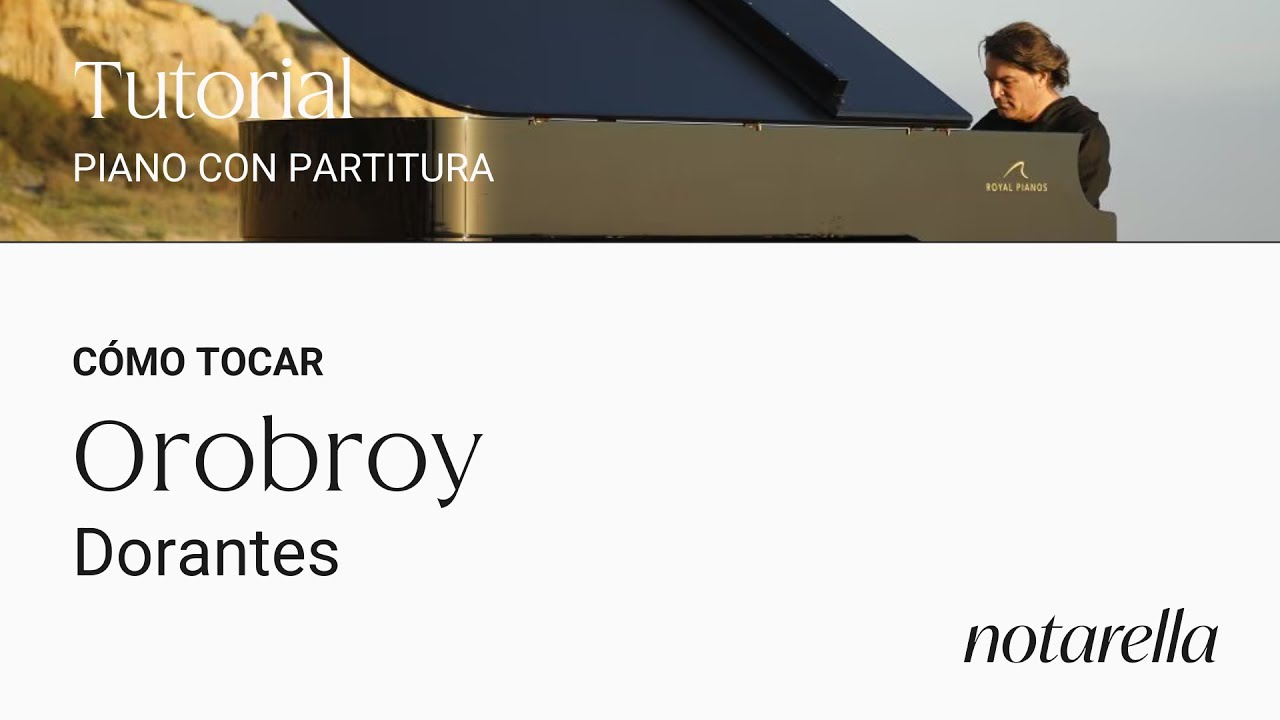 Tutorial piano: Orobroy. Flamenco. Versión simplificada paso a paso. Nivel 3/5.