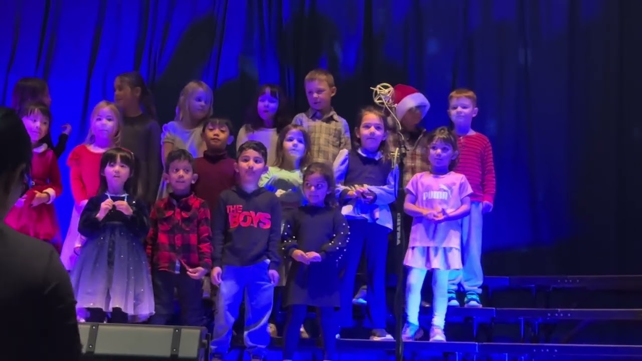 Chocolate chocolate kids song #winterconcert #kids #5yearsold 