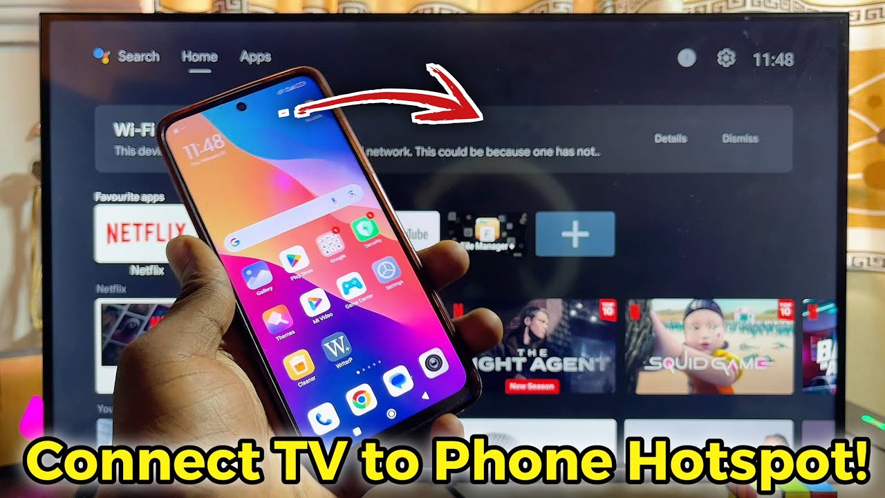 How to Connect Any TV to Mobile Phone Hotspot!