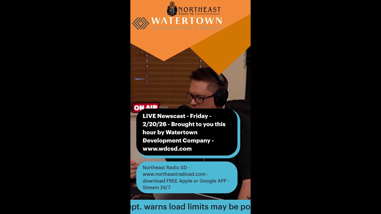 LIVE - Newscast - Friday - 2/20/26 - Watertown Development Company