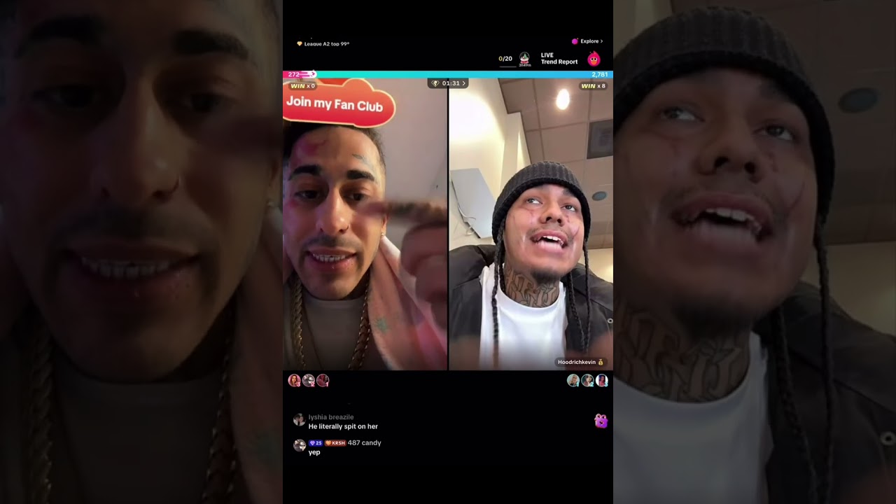 Посмотрите на звезду с Худричем Кевином в прямом эфире в пятницу в TikTok