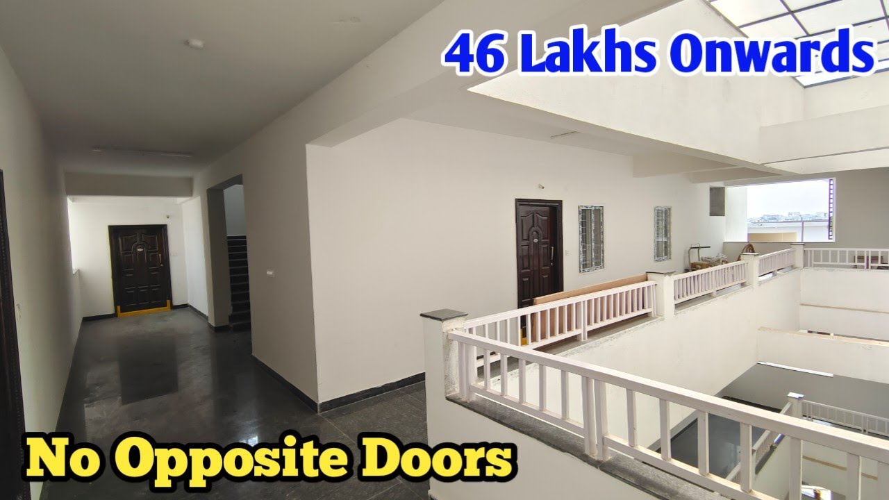 46 Lakhs Onwards - Brand New 2BHK & 3BHK Flats For Sale in Hyderabad - Semi Gated Community