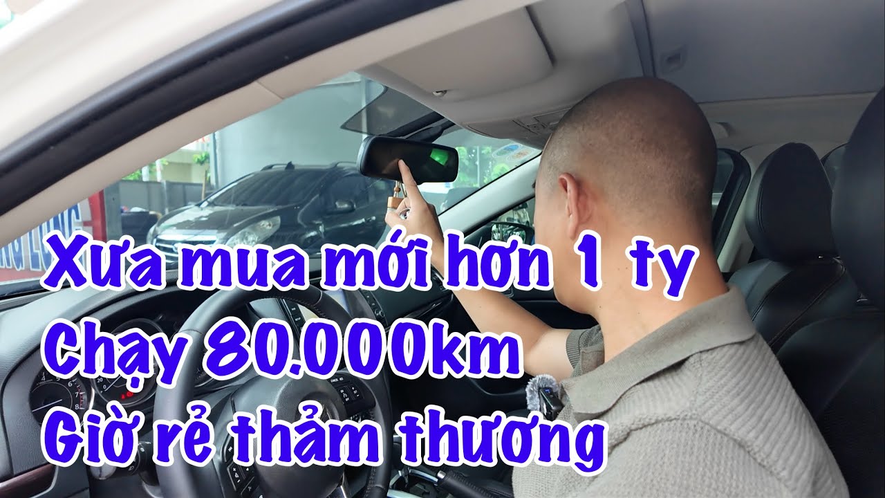 Mazda 6 2.0 xưa hơn 1 tỷ, giờ còn 370t odo 79.000km xe đẹp k lỗi lầm