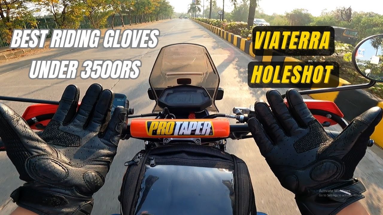 BEST RIDING GLOVES UNDER 3500 RS WITH Knox SPS PROTECTION - VIATERRA HOLSHOT DETAILED REVIEW