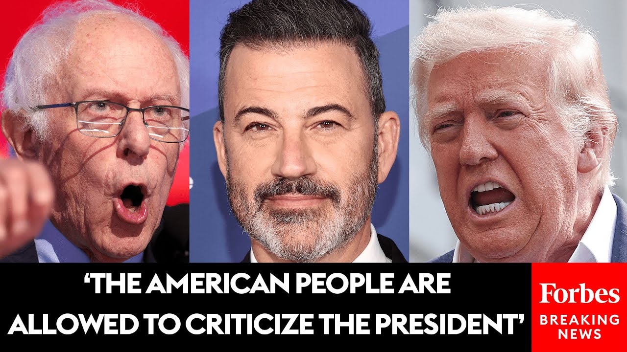 'That's Not Freedom, That's Authoritarianism': Bernie Sanders Shreds Trump Over Kimmel Suspension