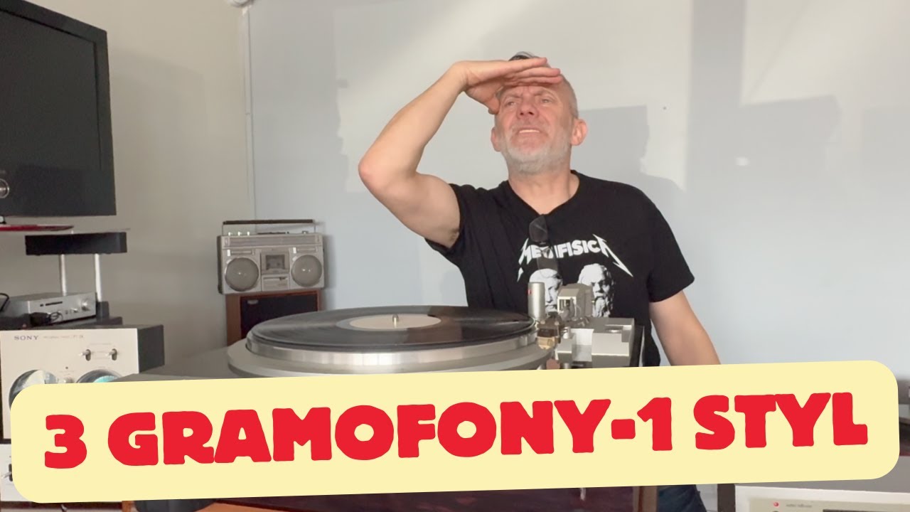 🔥 3 GRAMOFONY &ndash; JAK 3 PASKI NA DRESIE! 🔥SHARP OPTONICA | PIONEER | DENON 🎵