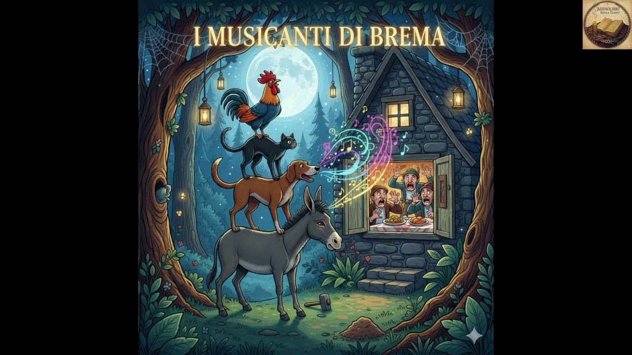I Musicanti di Brema | I Suonatori Ambulanti di Brema | Fiaba Fratelli Grimm | Audiolibro Completo