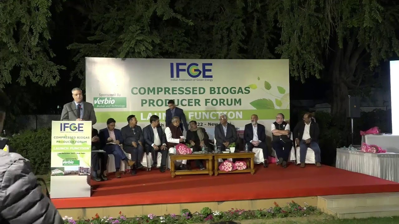 Launching ‘Compressed Biogas Producer Forum’ of Indian Federation of Green Energy | Nitin Gadkari