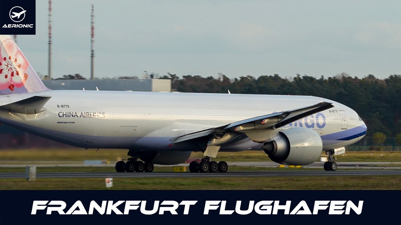 ✈️ China Airlines Cargo 777F Departure to Taipei | Frankfurt Airport Runway 18 | 11.11.25