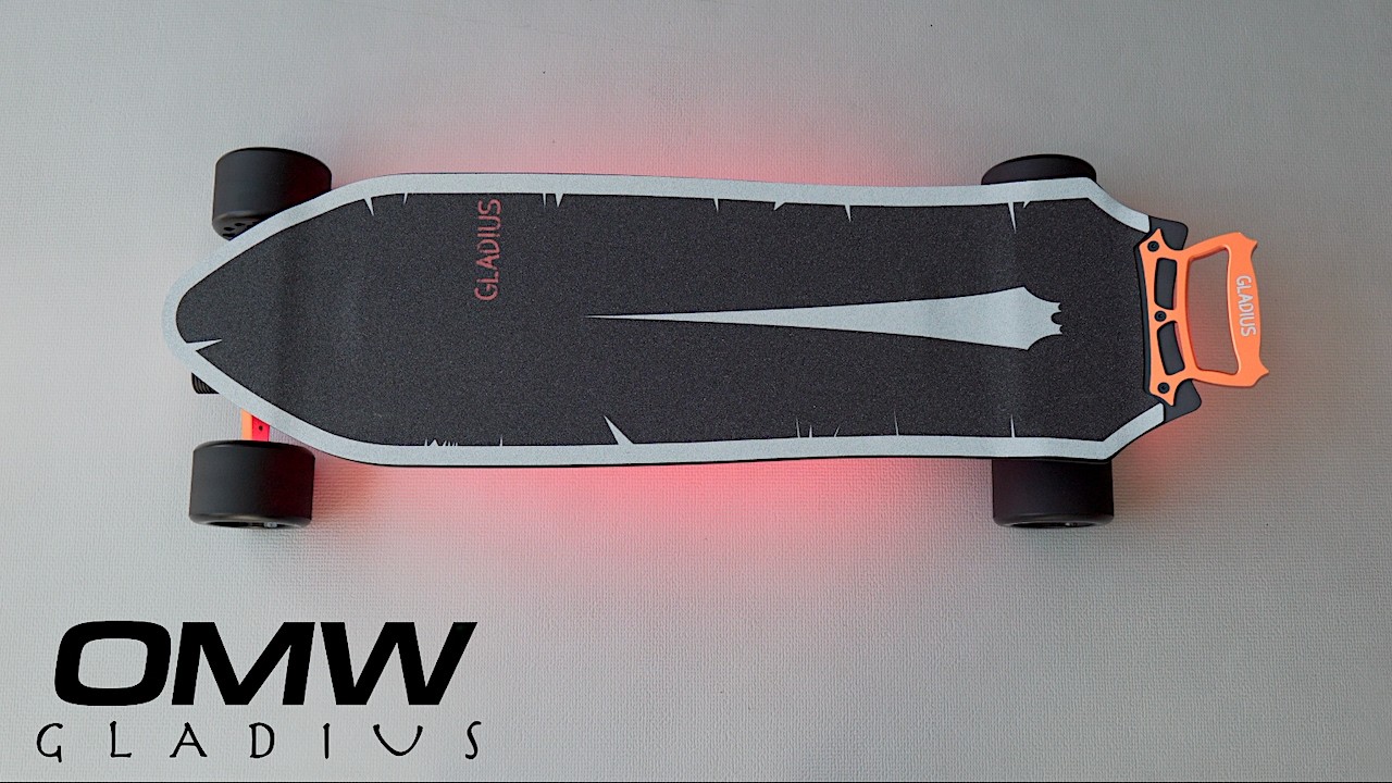 #316 OMW Gladius Carbon Flexible Deck Portable Electric Skateboard [Re-upload]