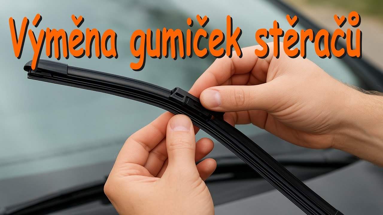 Jak snadno vyměnit gumičky stěračů a zbavit se vrzání - rychlá oprava
