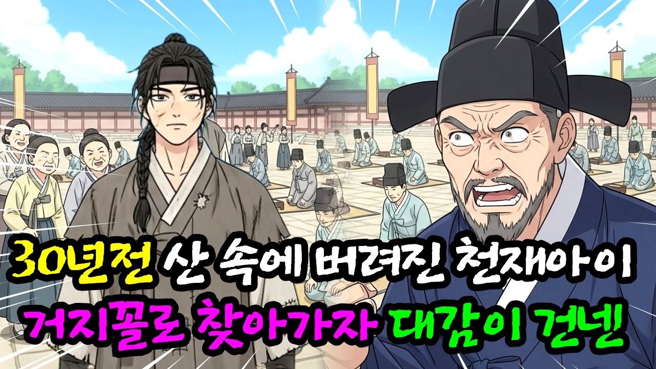 30년전 산 속에 버려진 천재아이 거지꼴로 찾아가자 대감이 건넨 한마디 | 야담 | 설화 | 민담 | 옛날이야기 | 오디오북