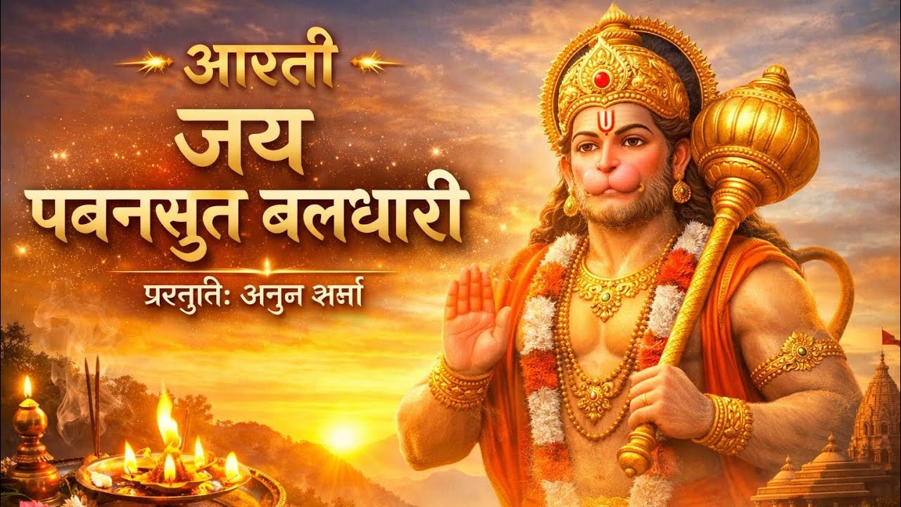 जय पवनसुत बलधारी || Jay PavanSut Baldhari  || Aarti || Bhajan || Anuj Sharma || Anuj Me Bhajan 