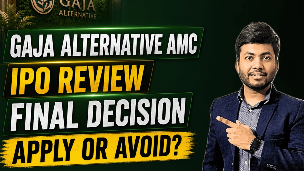 Gaja Alternative AMC IPO Decision | Apply or Avoid? | Latest IPO Review