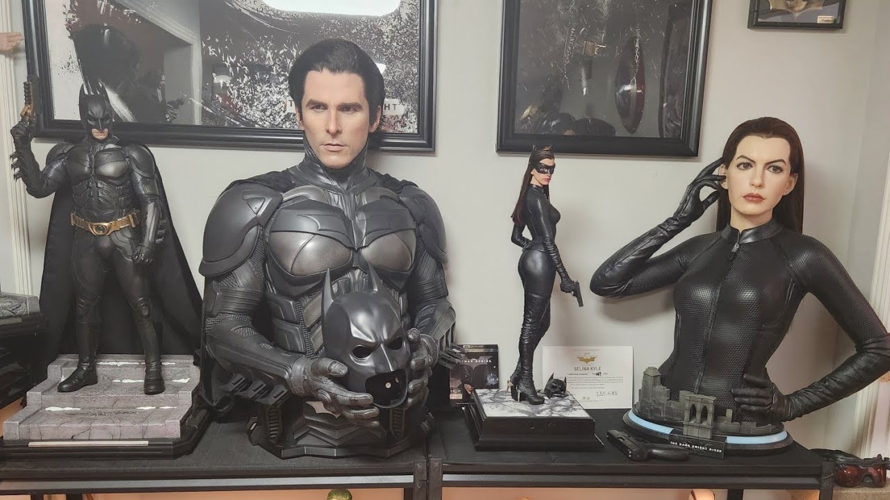 Infinity Studios: Dark Knight Rises Christian Bale Batman life-size bust review