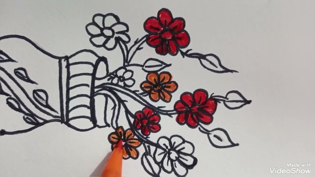 Gamla flower 🌹🌺♥️♥️ drawing 