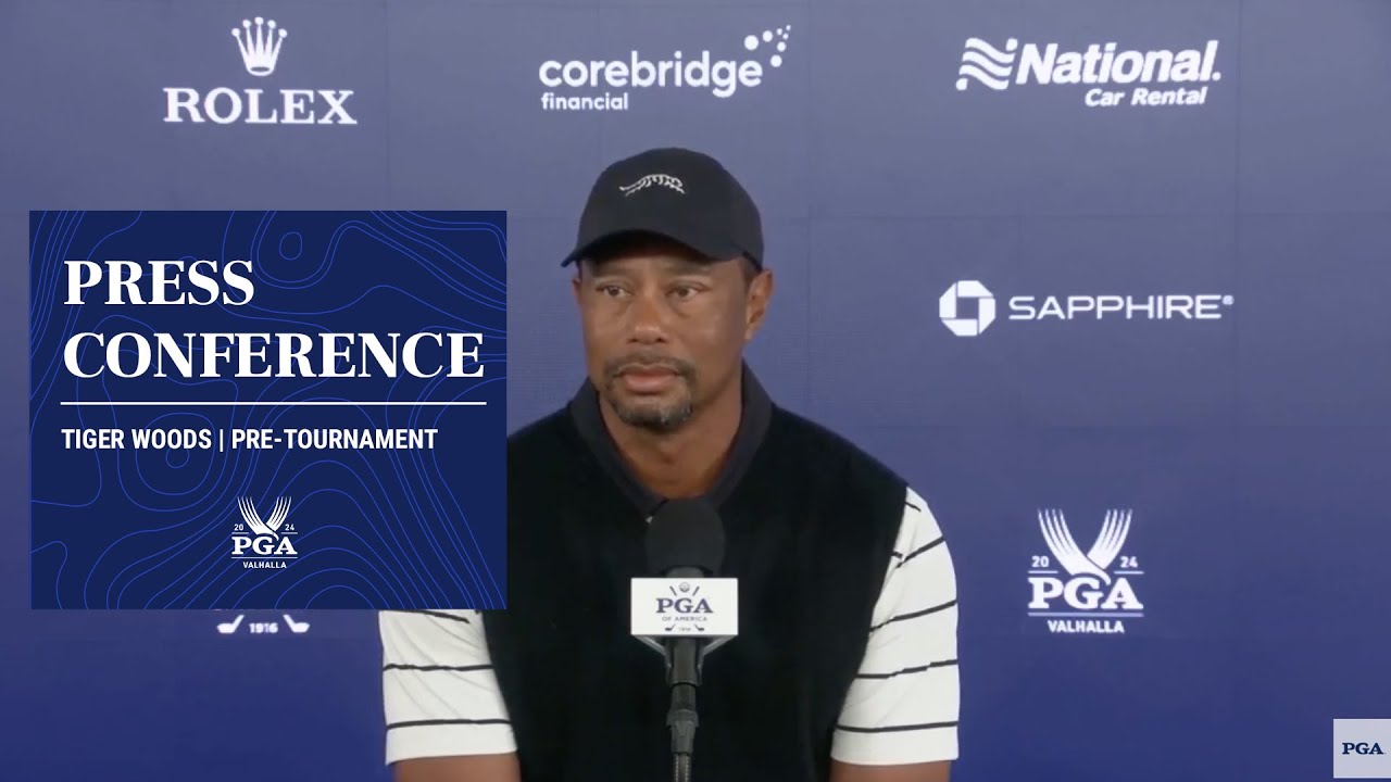 Tiger Woods Press Conference | 2024 PGA Championship Pre-Tournament