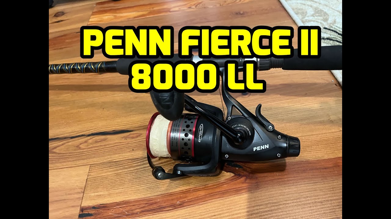 Penn Fierce II 8000 LL. Позволит выловить практически любую рыбу в море!