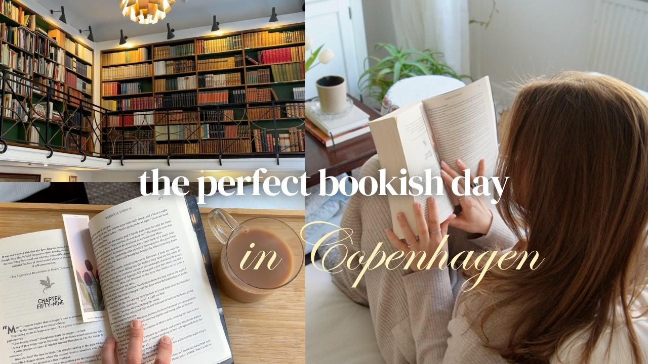 День книголюба в Копенгагене | Книжный шопинг, книжное кафе и Королевская библиотека (видеоблог о...