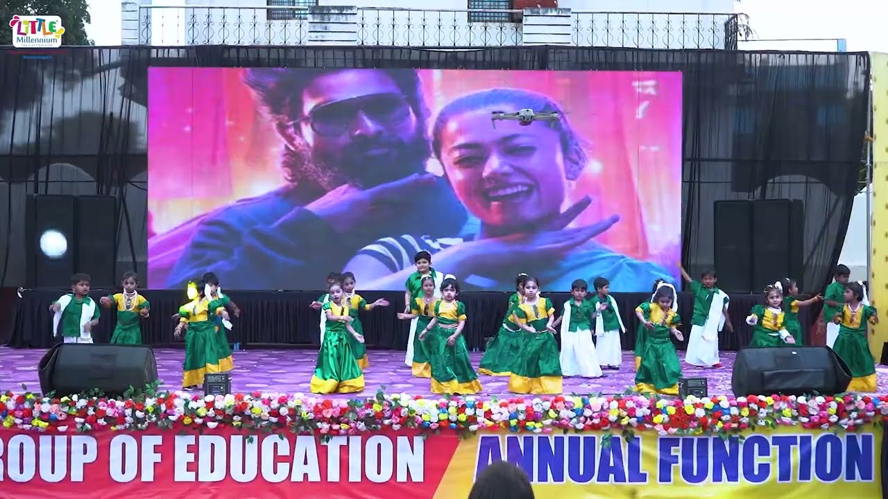 LUNGI DANCE | ANNUAL FUNCTION | NURSERY STUDENTS | LITTLE MILLENNIUM MANENDRAGARH | PRE SCHOOL