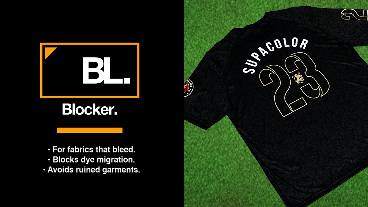 The Heat Transfer Champions for Sportswear | Supacolor Blocker ⚽🏆