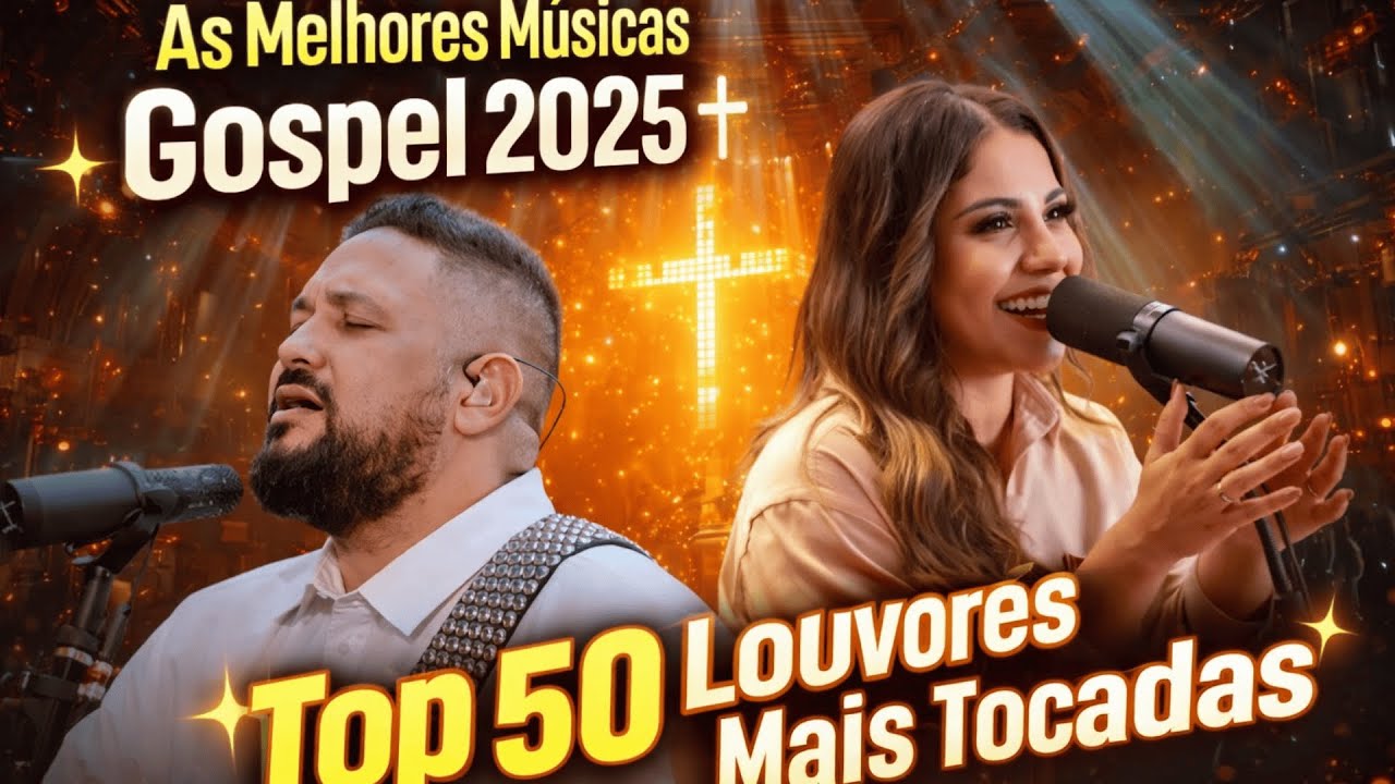 As Melhores Músicas Gospel 2025 ✝ Top 50 Louvores de Adoração | Gospel Mais Tocadas
