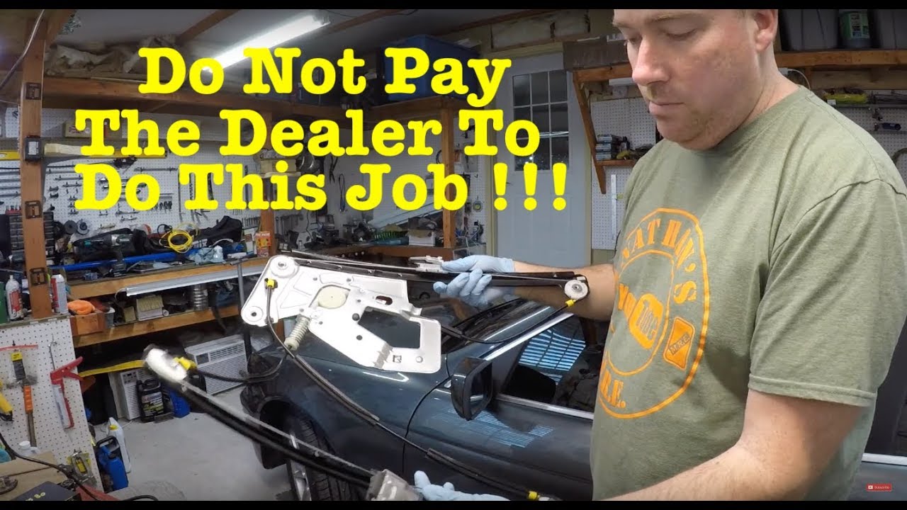 How To Replace A BMW E38 E39 Front Window Regulator For Under $30