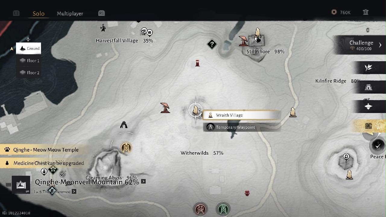 Where Winds Meet Longevity Fruit location puzzle Solution