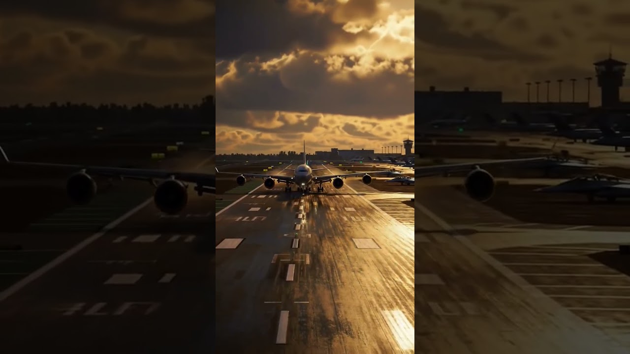 Giant Airplane Emergency Landing at Airport | Shocking Runway Incident