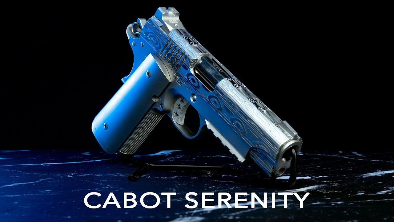 Cabot Guns Serenity: A Damascus Steel 1911