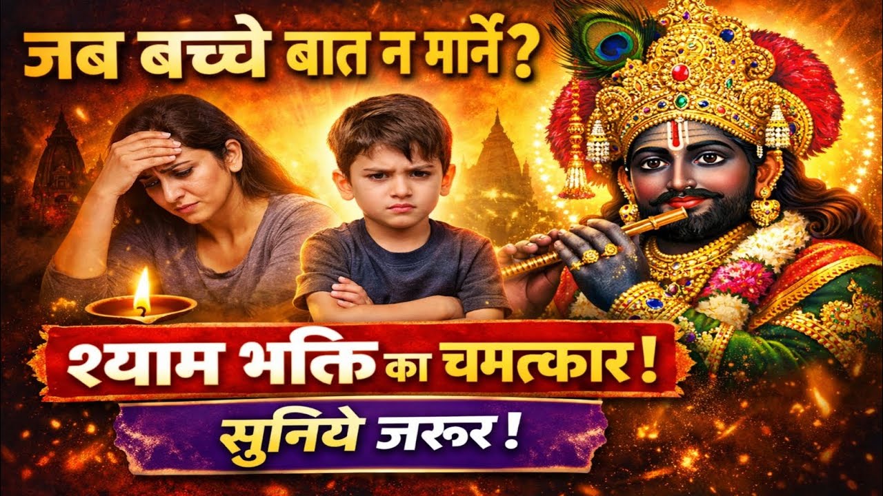 जब बच्चे बात न मानें, तो क्या करें? श्याम भक्ति का असर | Khatushyam ji | Sikar | Rajasthan | Bhakti 