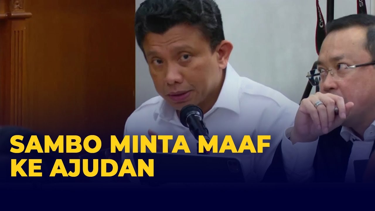 Tanggapan Sambo Atas Kesaksian 4 Ajudan hingga Sampaikan Maaf