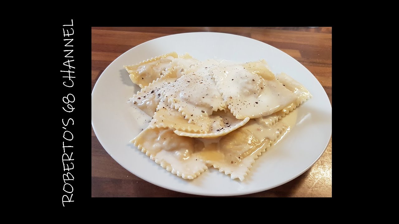 #057 - Ravioli patate e mortadella con salsa salvia e gorgonzola. Non avevo mai fatto questa ricetta