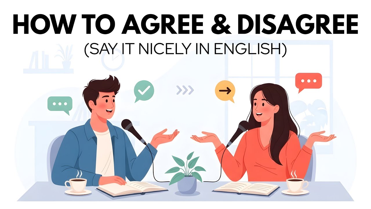 How to Disagree Politely in English | Easy Conversation | A1 English Listening | English Podcast