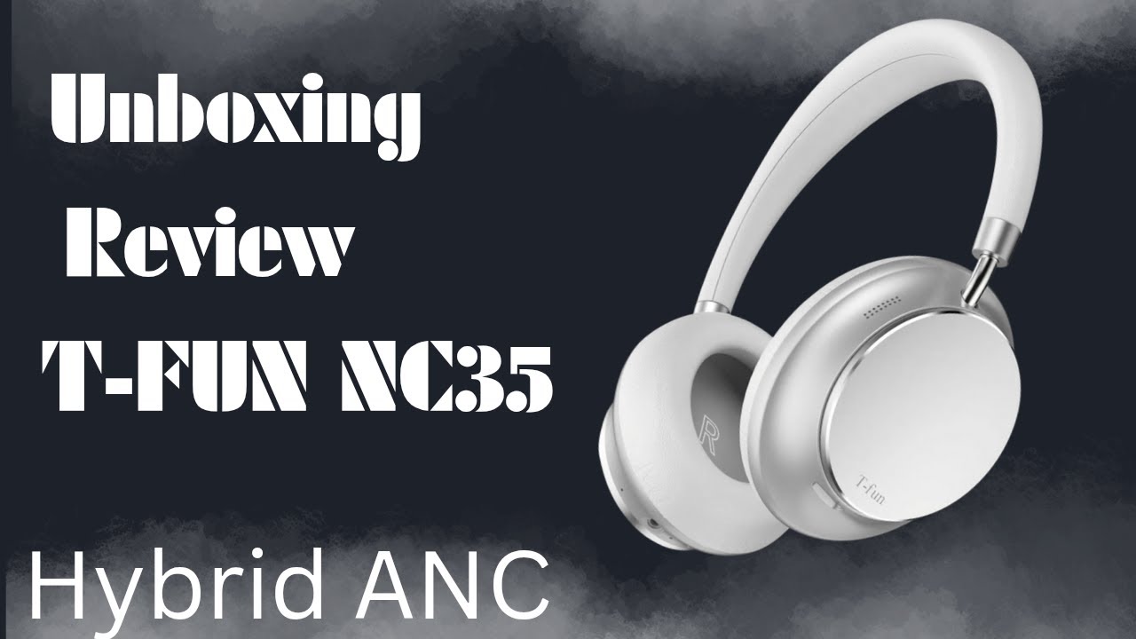 T FUN NC35 Hybrid ANC  Bluetooth Headphone - Is A Hidden Gem! #tfun