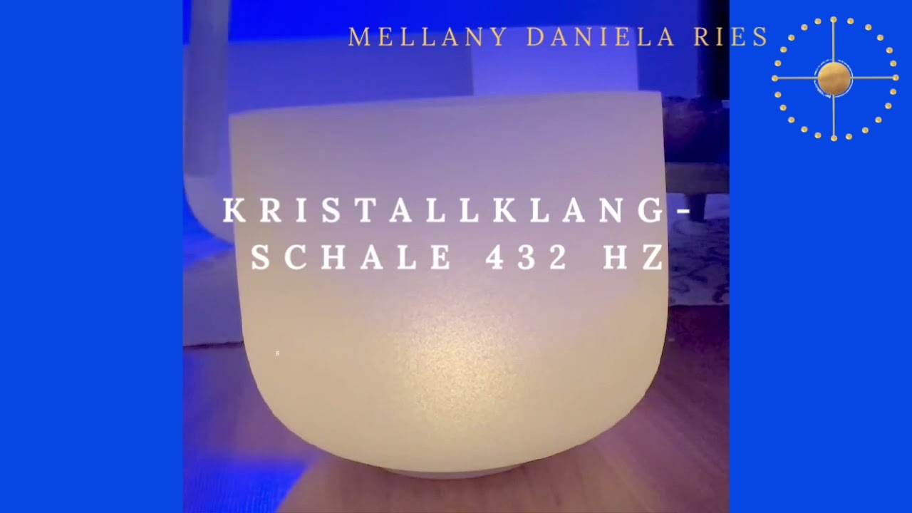 Kristallklangschale 432 Hz - Crystal Bowls - Stirnchakra Aktivierung - Wassermann - Hypophyse