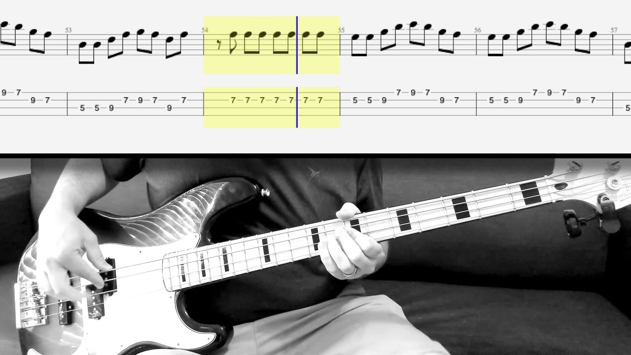 The Blues Brothers & Ray Charles - Shake a Tail Feather - (Bass Cover with Tab)